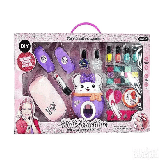 Picture of nail machine nail care makeup play set