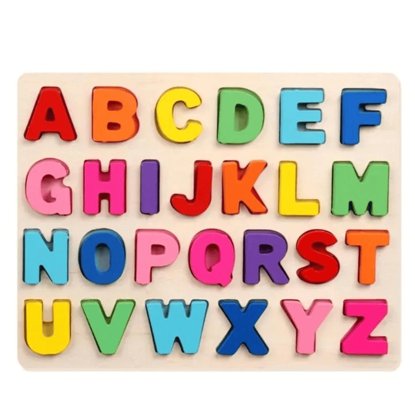 Picture of Wooden English Alphabet 3D Letter Board For Kids