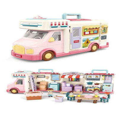 Picture of Caravan House Play Set Toys with Accessories