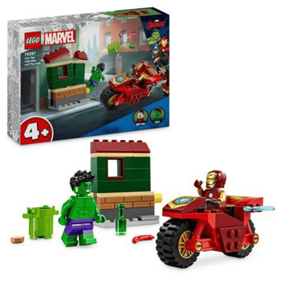 Picture of IRON MAN WITH BIKE AND THE HULK