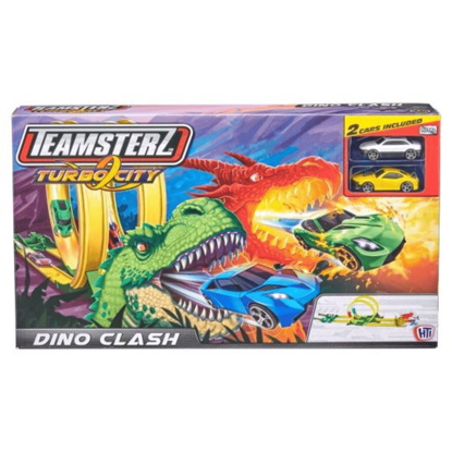 Picture of Teamsterz Dino Clash track set with 2 cars