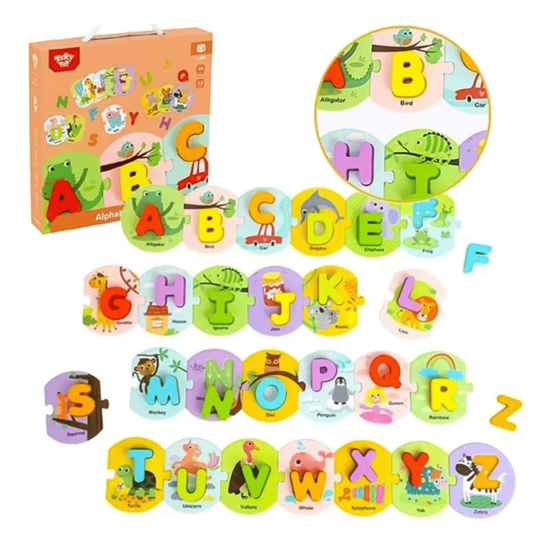 Picture of TOOKY TOY- Alphabet Puzzle