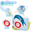 Picture of Interactive Shark shape Bubble Camera Toy for Kids with Light and Music