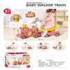 Picture of 5-in-1 Interactive Walking Train for Kids - Transforms into a Walker, Train, Push & Pull - Pink