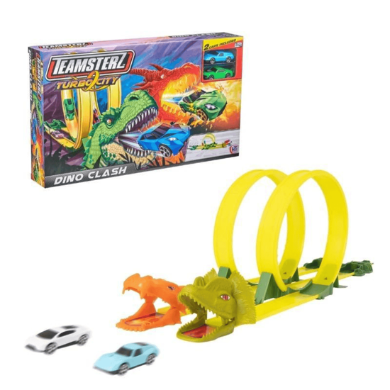 Picture of Teamsterz Dino Clash track set with 2 cars