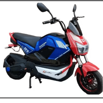 Picture of Electric Motorbike Designed for Speed and Comfort